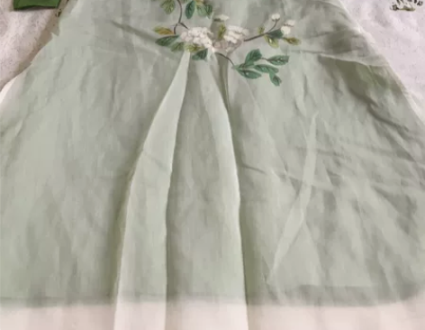 非偏包邮江南素兮正品古风手绘茶道服M码 当...