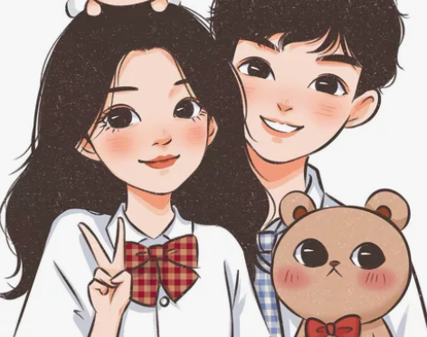 Q版手绘头像约稿 照片转板绘风【价格】头像...