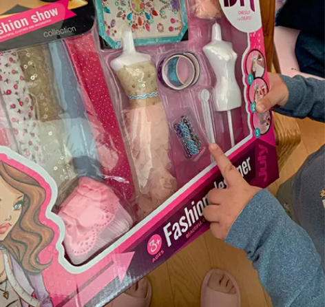 【全新】儿童手工diy服装设计师制作材料包...