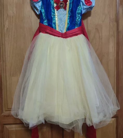 圣诞节服装，白雪公主装扮。背部拉链设计，方...