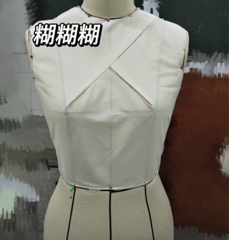 包邮服装设计立裁作品 局部立裁 领部立裁 ...