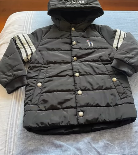 HAZZYS哈吉斯男童棉服，不是羽绒服，1...