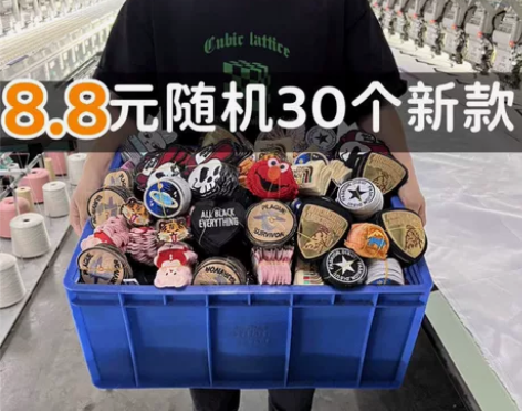 8.8元30个刺绣徽章布贴补丁羽绒服破洞衣...