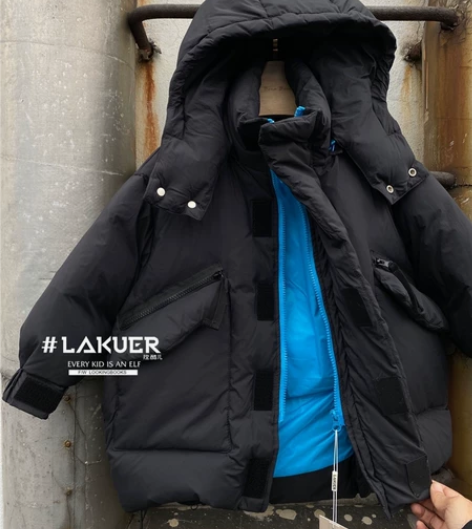 全新拉酷儿120码羽绒服，尺码很足，拉酷的...