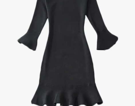 荷叶边 包臀鱼尾裙 连衣裙 质量很皮食 只...