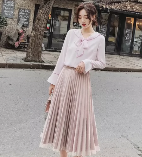 金线半身百褶裙，断舍离出，八成新，小仙女专...