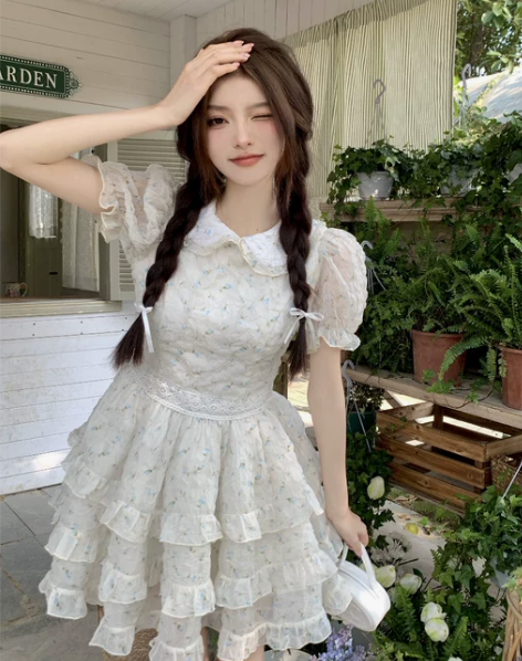 蓬蓬裙 短裙蓬蓬裙越韩小鱼 轻lolita...