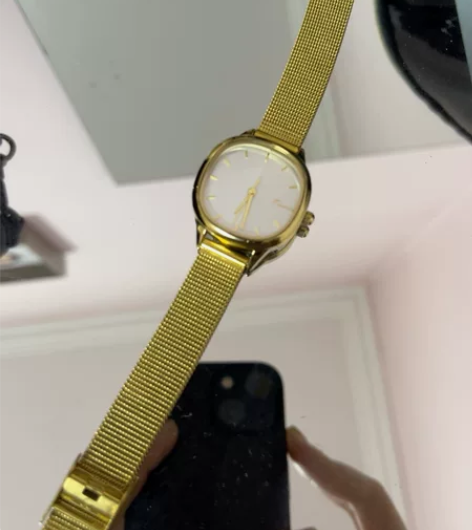 kimio女士手表，白色金面！ 感兴趣的话...