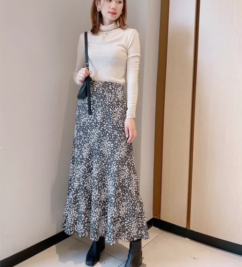 返单~日D-20年秋冬新款女装 高腰 碎花...