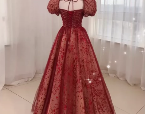 公主风礼服裙 晚礼服裙气质 演出穿过一次不...