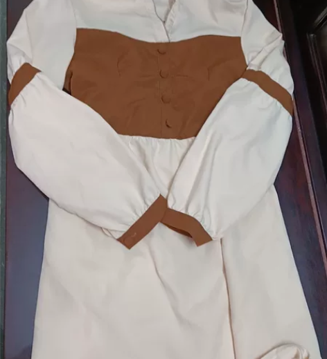 迪士尼在逃公主风连衣裙 纯棉， 大码裙长9...