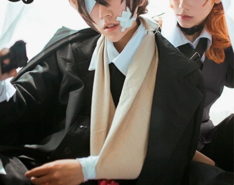 【出】三町目家黑时期太宰治 S码，仅试穿。...