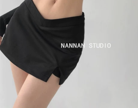 高街辣妹纯欲风修身迷你半身裙女春夏性感v字...