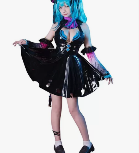 初音未来cos服小恶魔miku可爱cosp...