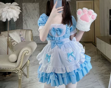 日系性感女仆装cosplay女佣装二次元纯...