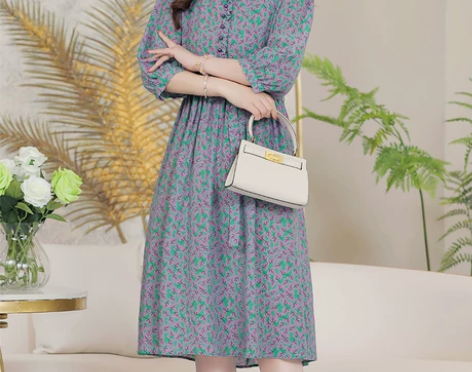 重磅真丝连衣裙女2023年新款品牌年轻杭州...