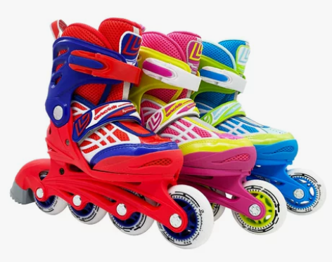 旱冰鞋 滑启儿童轮滑鞋锁轮溜冰鞋全套装初学...