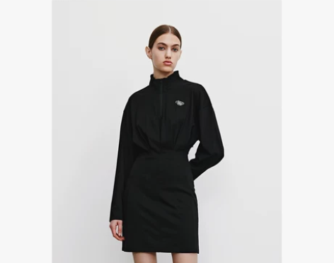 UR2021春夏新品女装时尚潮流小高领运动...