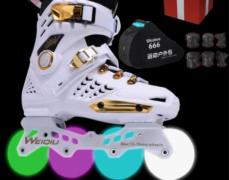 溜冰鞋成人专业平花轮滑鞋男女生花式滑冰旱冰...