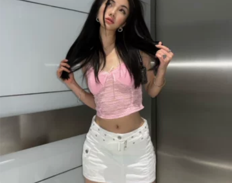 KKSHOP千禧辣妹风工装包臀裙迷你裙女修...