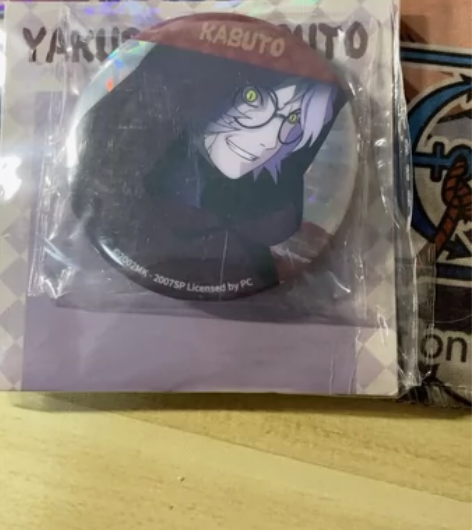 星河动漫火影忍者官方正版周边双闪徽章立绘吧...