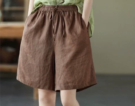 店铺不做了，清仓处理棉麻短裤宽松显瘦裤子夏...