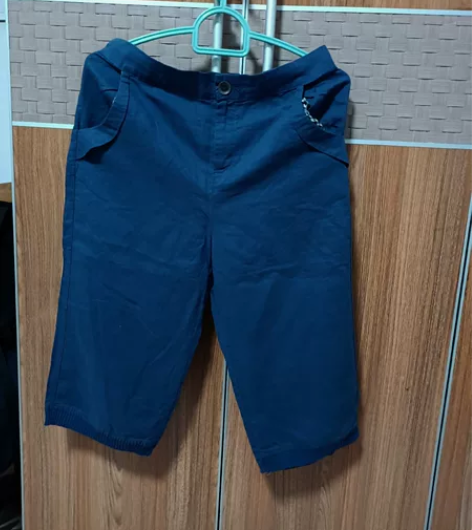 全新棉麻六分裤 ，腰围78，臀围102，裤...