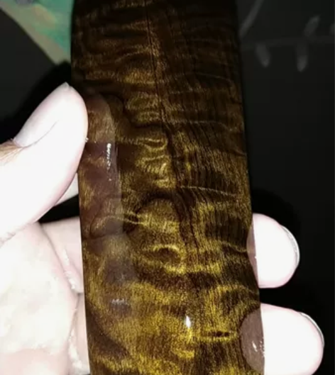 阴沉绿料  小叶桢楠金丝楠木乌木， 貌似小...