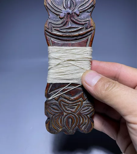 清代黄杨木雕线板!!!下乡一手货源,古朴典...
