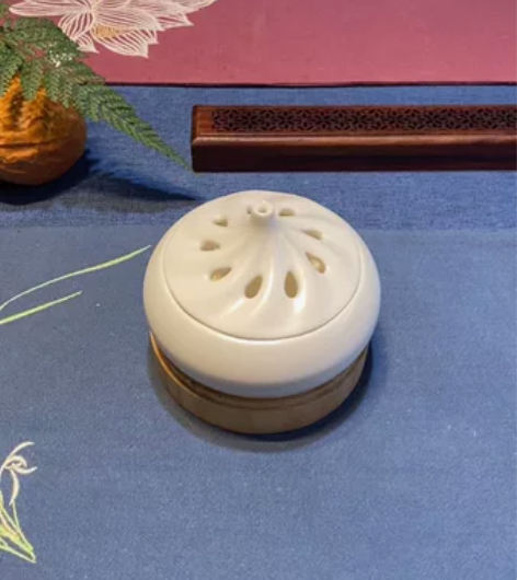 【全新套装】酉圆工坊小笼包熏香炉家用室内插...