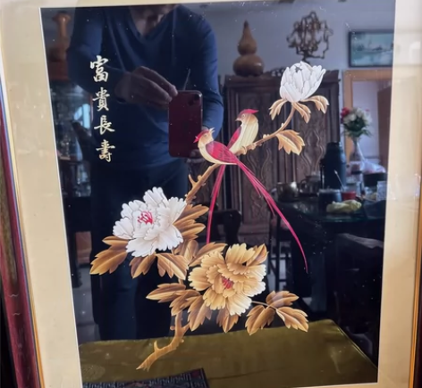 麦秸手工制作工艺画，精品之作，寓意吉祥，喜...