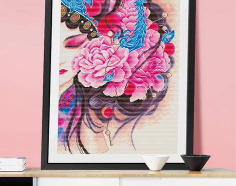 【88狂欢价】KS十字绣客厅卧室古风人物新...