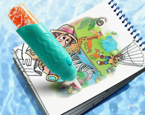 美乐童年儿童水画本反复清水涂鸦神奇涂色画本...