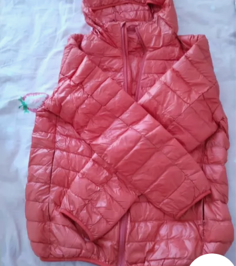 男士短款轻薄羽绒服 橙色的，拍照有色差 1...