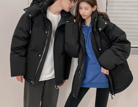 2022年新款羽绒服男女同款短款冬季加厚潮...