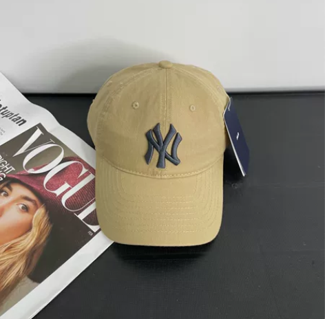 MLB棒球帽洋基队卡其灰标NY 支持扫码验...