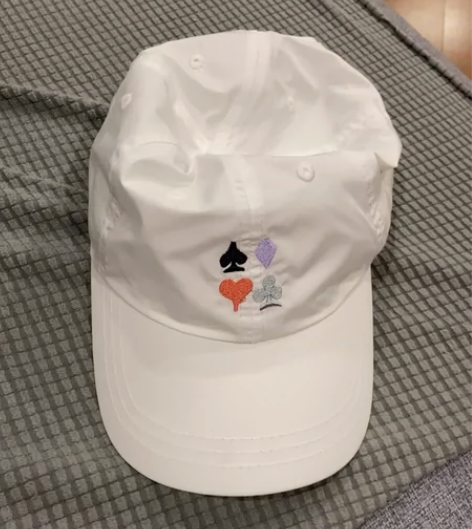 stussy斯图西白色速干棒球帽 很薄的那...