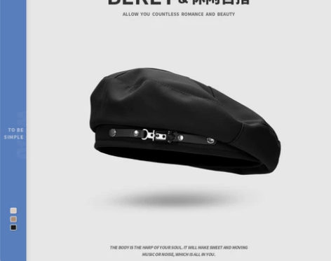 贝雷帽 复古贝雷帽Winnie Lee女款...