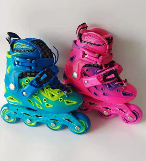 乐秀kx3儿童专业平花鞋花式轮滑鞋旱冰鞋溜...