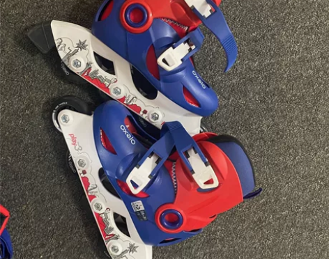 迪卡侬旱冰鞋，新旧如图 包邮！不议价！ 送...