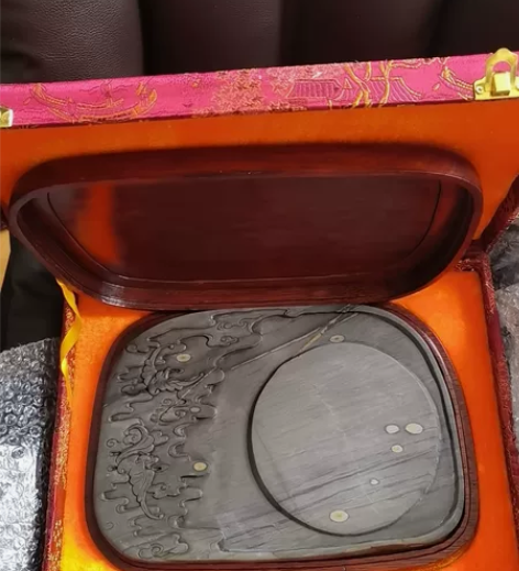 端砚老料旧坑仔非老坑麻子坑 石品丰富 下发...