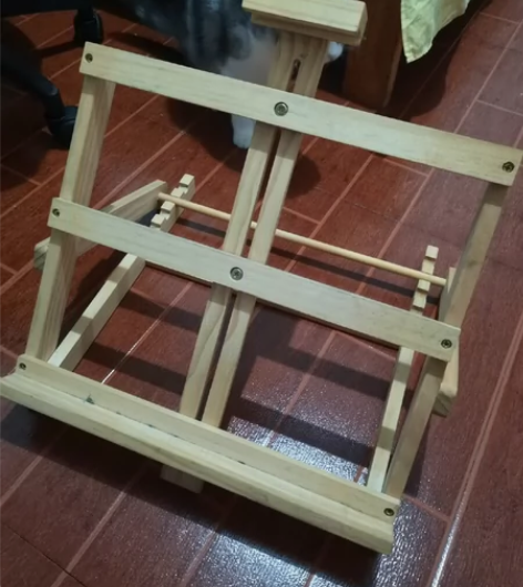 桌面实木画架带一个8K画板，可调节角度，8...