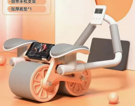 【限时特惠】健腹轮自动回弹卷腹练腹肌瘦肚子...