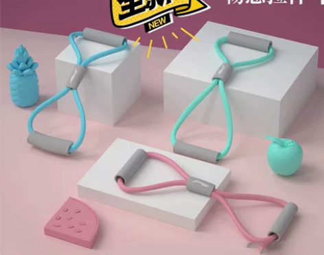 全新正品李宁8字拉力器弹力带促销 防伪可验...