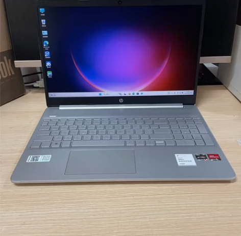 惠普15s 大屏幕六核时尚轻薄本笔记本银色...