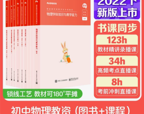 粉笔教资考试资料，中学物理2022教师证资...