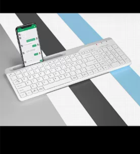 双飞燕无线键盘蓝牙巧克力笔记本电脑手机平板...