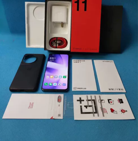 全新成色一加11无尽黑12+256G原装正...