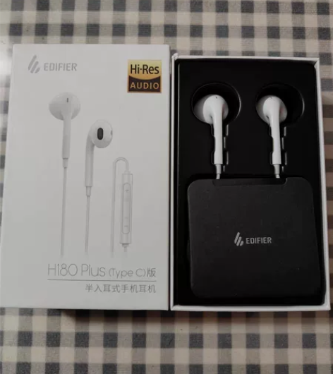 [红圆]漫步者入耳式有线耳机  白色 [火...