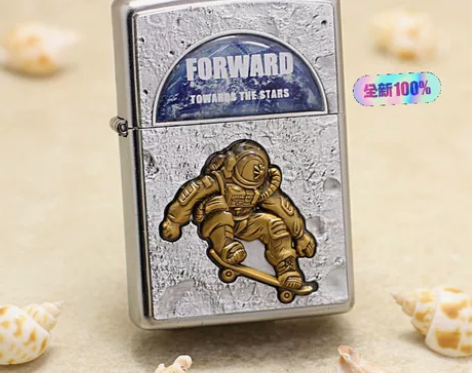 ZIPPO芝宝DIY贴章太空探索滑板大包装...